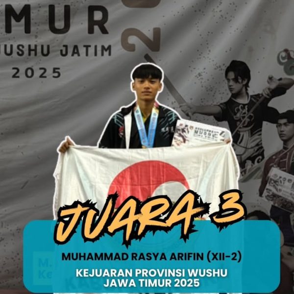 Siswa SMA NU 1 Gresik Raih Juara 3 Kejuaraan Provinsi Wushu Jawa Timur 2025